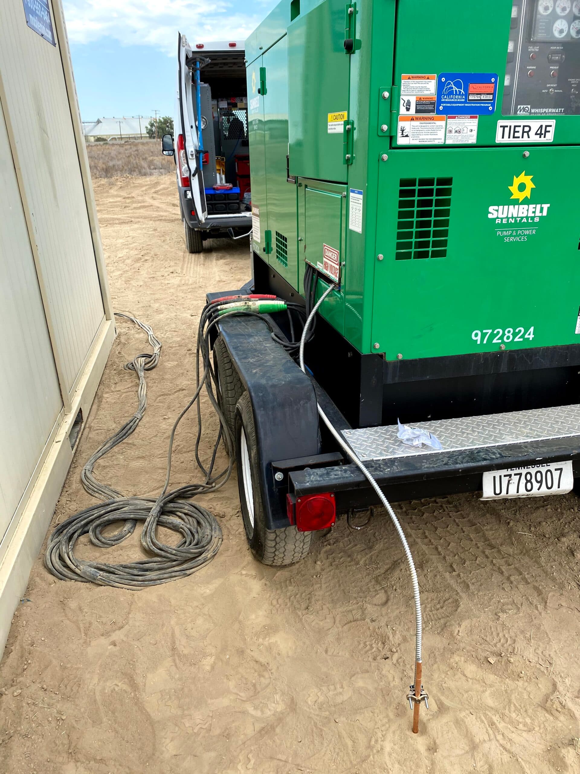 New construction main panel installation