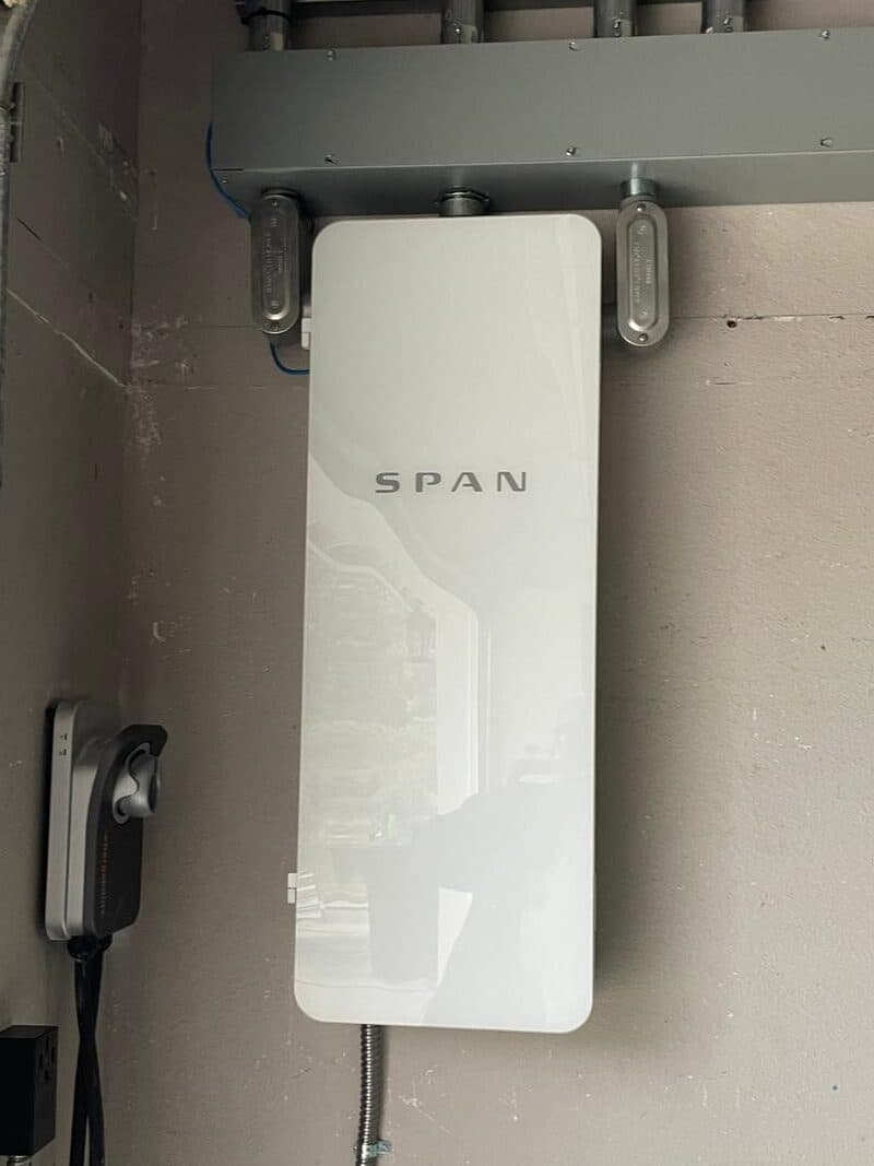 SPAN smart panel installation