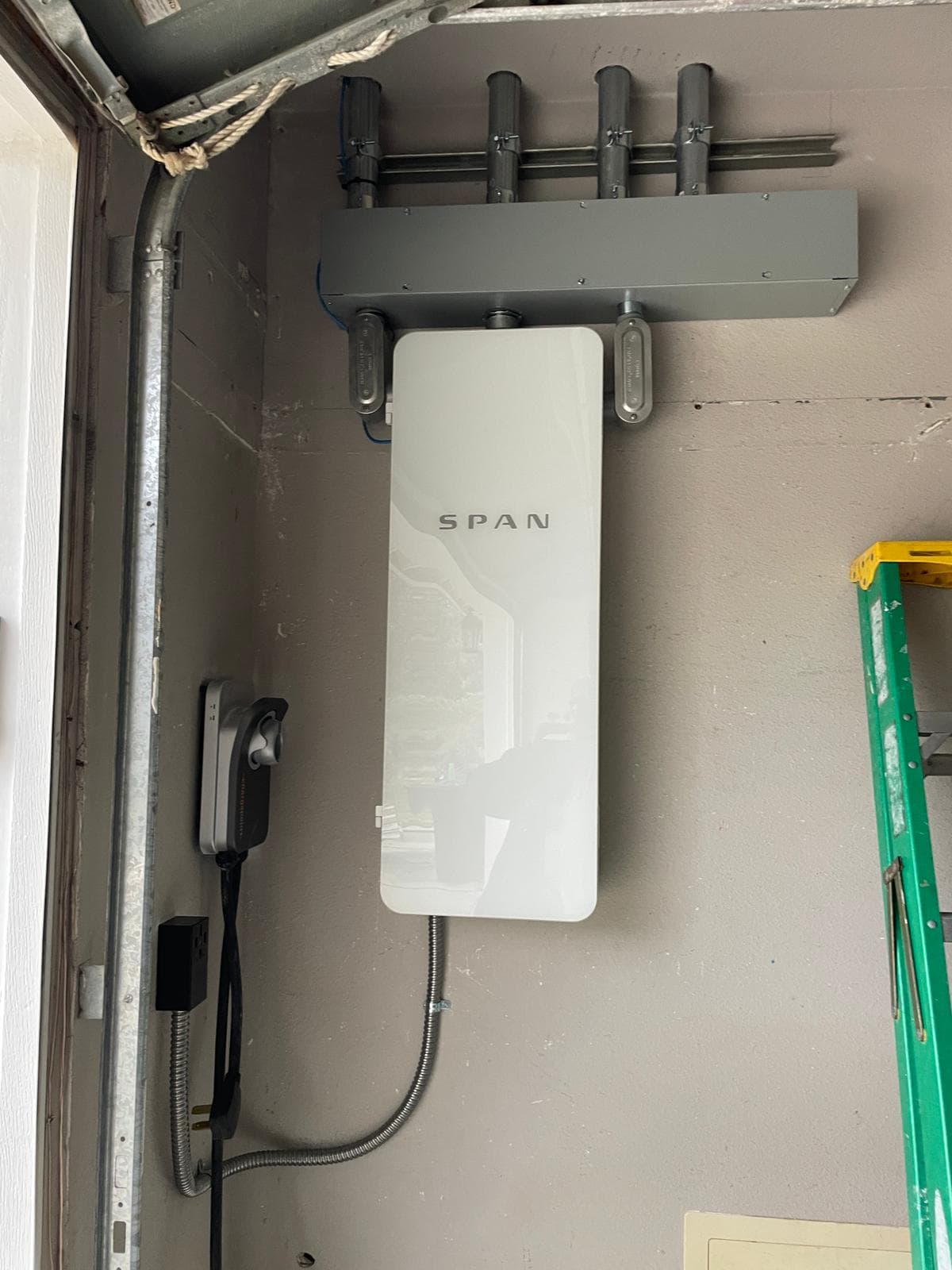 Installed SPAN smart electrical panel